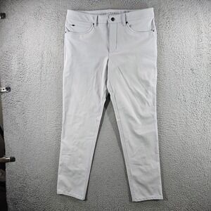 7 Diamonds Infinity Slim Fit Pants Mens 32x30 Grey 4-Way Stretch